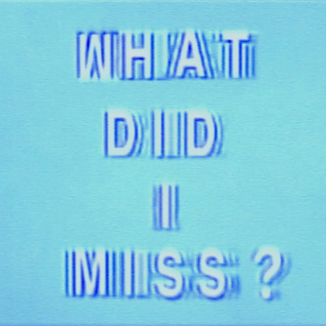 What this I miss? - Drake